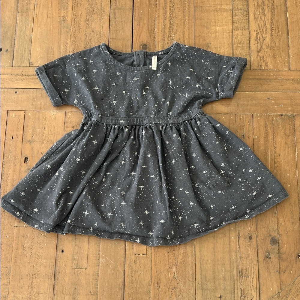 Rylee + cru kat t-shirt dress night sky 18-24 months cotton